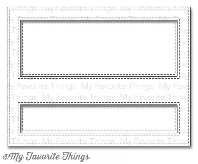 My Favorite Things STITCHED COVERUP COMPANION HORIZONTAL Die-namics Die