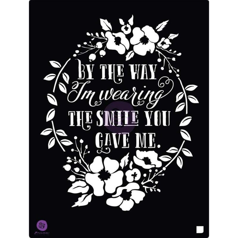 Prima Marketing SMILE 8x10 Stencil