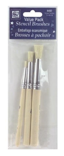 Loew Cornell STENCIL BRUSHES 3/Pkg