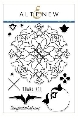 Altenew ARABESQUE MEDALLION Clear Stamp Set