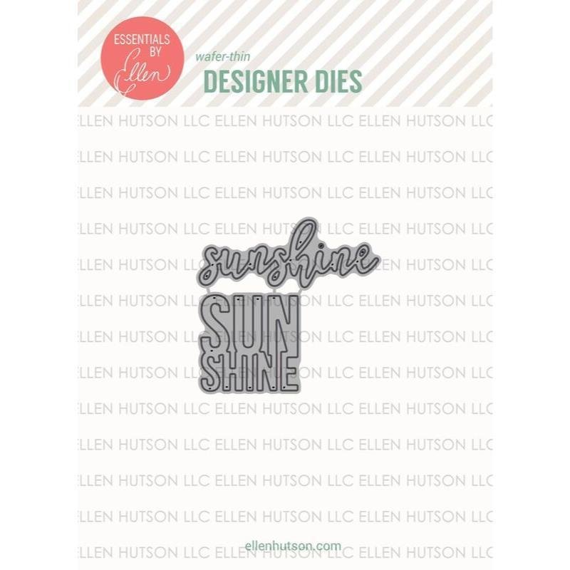 Essentials by Ellen SUNSHINE WORD Die Set