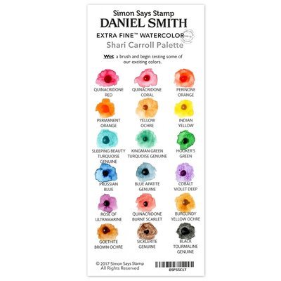 Simon Says Stamp Daniel Smith SHARI'S Set Watercolor Palette