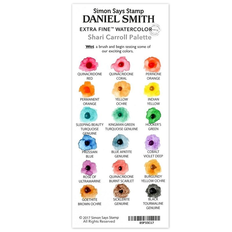 Simon Says Stamp Daniel Smith SHARI&#39;S Set Watercolor Palette