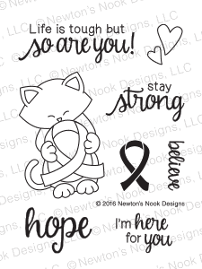 Newton&#39;s Nook NEWTON&#39;S SUPPORT Clear Stamp Set