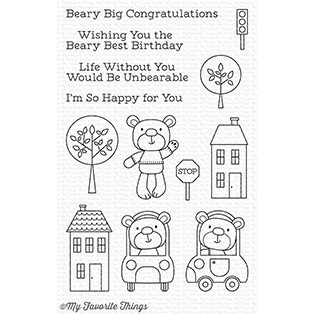 My Favorite Things TOWN BEAR Die-namics Die Set
