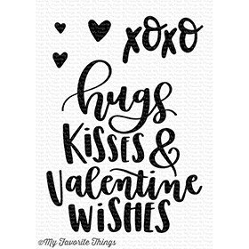 My Favorite Things VALENTINE WISHES Clear Stamp Set