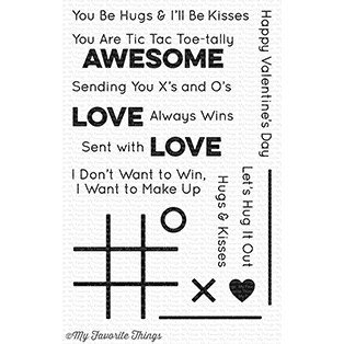 My Favorite Things X&#39;S AND O&#39;S Clear Stamp Set