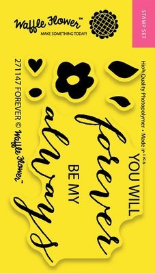 Waffle Flower FOREVER Clear Stamp Set