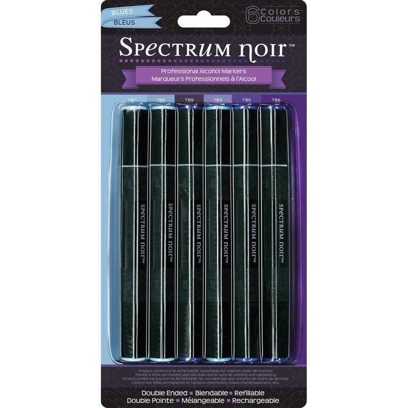 Crafter&#39;s Companion BLUES Spectrum Noir Markers