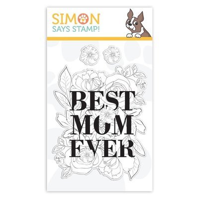 Simon Says Stamp BEST MOM Clear Stamp Set
