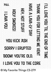 My Favorite Things LAVA YOU Clear Stamp Set