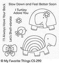 My Favorite Things TOO-CUTE TURTLES Clear Stamp Set