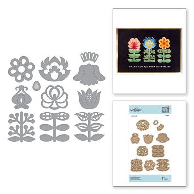 Spellbinders NORDIC BLOOMS Die Set