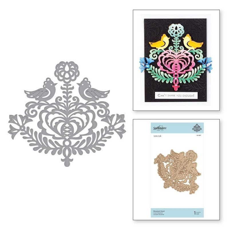 Spellbinders ROSEMAL HEART Die