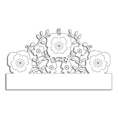 Penny Black FLORAL HALF Die