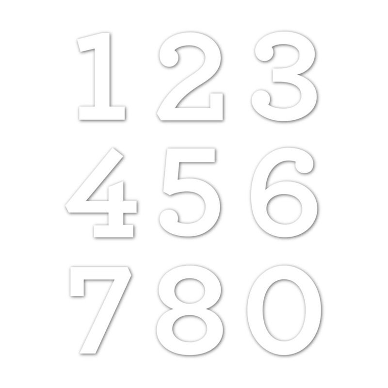 Siimon Says Stamp ARCHIE SOLID NUMBERS CZ Design Die Set