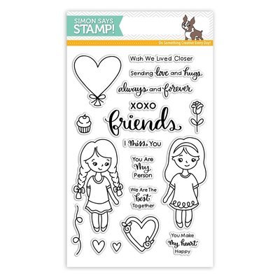 Simon Says Stamp LOVE AND FRIENDSHIP Clear Stamp Set