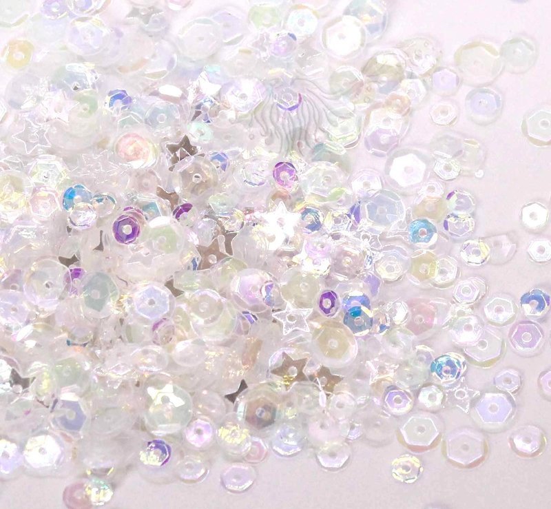 Stardust STAR &amp; SPARKLES Clear Sequin Mix