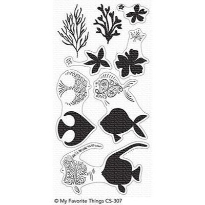 My Favorite Things ADORNED OCEAN FRIENDS Clear Stamp Set