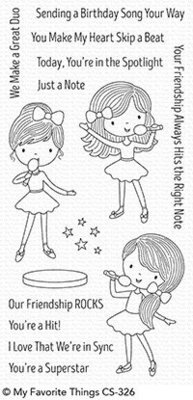 My Favorite Things FRIENDSHIP ROCKS Clear Stamp Set