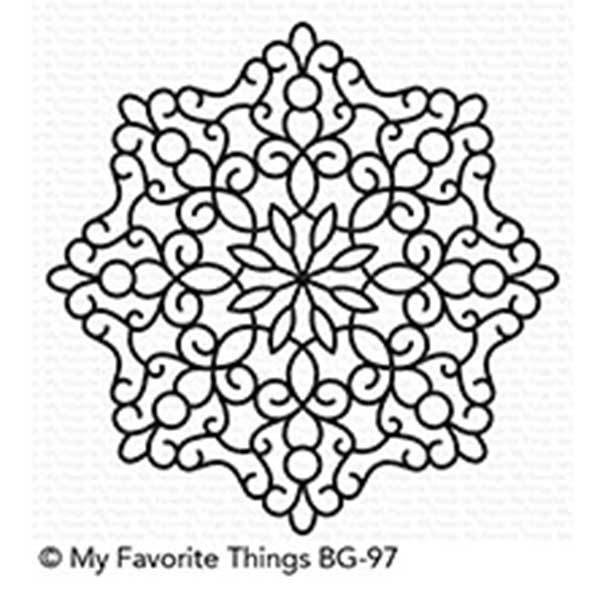 My Favorite Things MAGICAL MANDALA Background Stamp