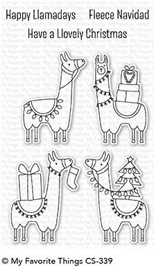 My Favorite Things HAPPY LLAMADAYS Clear Stamp Set