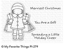 My Favorite Things HOLIDAY CHEER Clear Stamp Set