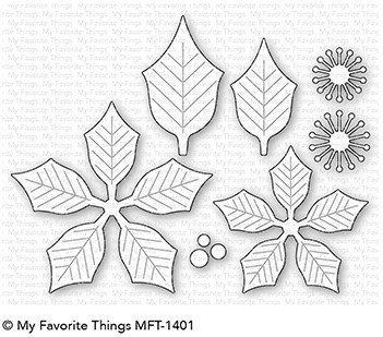 My Favorite Things PERFECT POINSETTIA Die-namics Die Set