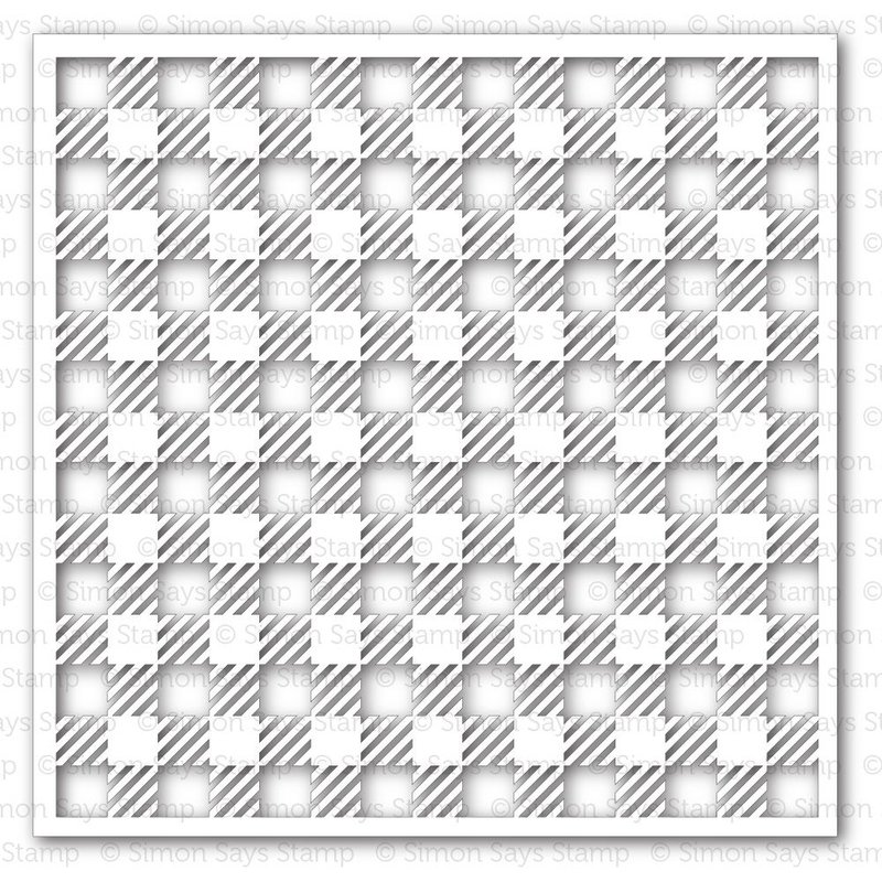Simon Says Stamp GINGHAM Stencils