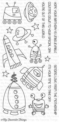 My Favorite Things OUT OF THIS WORLD Clear Stamp Set