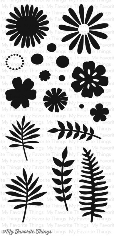 My Favorite Things LARGE DESERT BOUQUET Clear Stamp Set