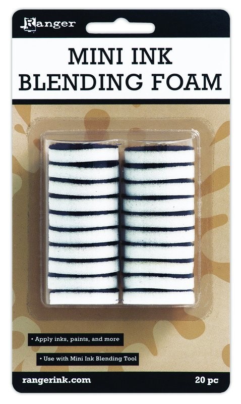 Ranger MINI INK Blending REPLACEMENT Foams 1&quot; Round 20/Pkg