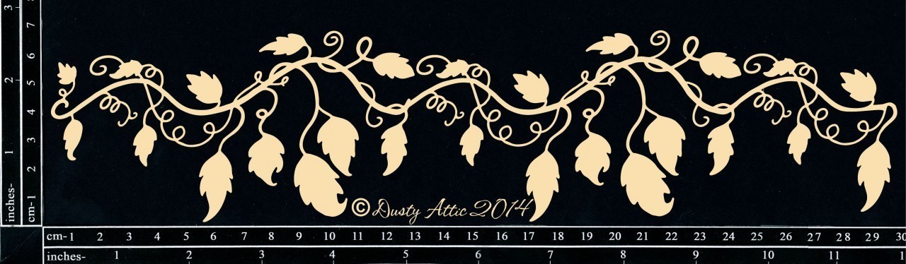 Dusty Attic VINE BORDER Lasercut Designs