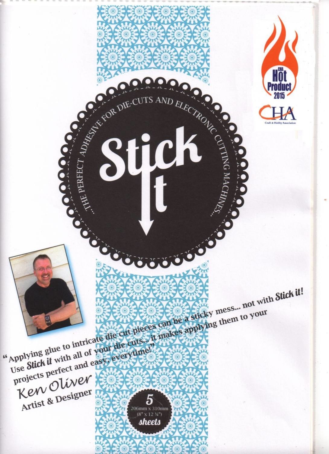 Product Performers STICK IT Handy Pack 5 Sheets/Pkg 8X6in