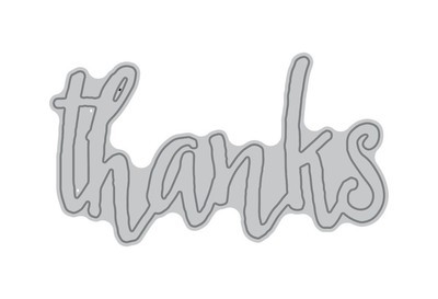 Altenew THANKS Word Die