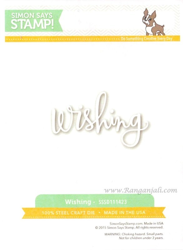 Simon Says Stamp WISHING Wafer Die