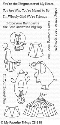 My Favorite Things THE GREATEST SHOW Clear Stamp Set