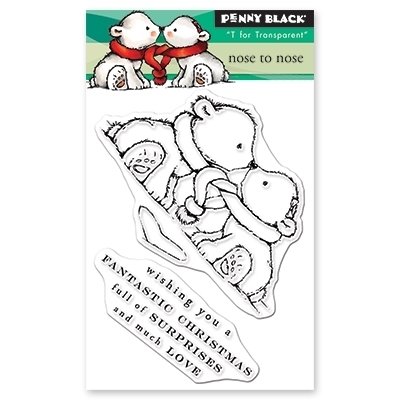 Penny Black NOSE TO NOSE Clear Stamp Set