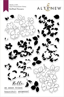 Altenew RUFFLED FLOWERS Clear Stamp Set