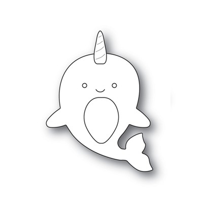 Simon Says Stamp PICTURE BOOK JUMPING NARWHAL Whale Die