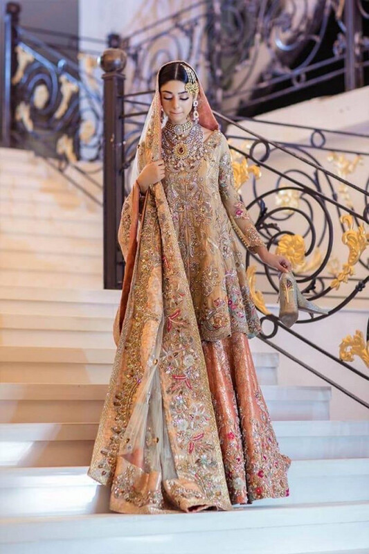 Peach Bridal Suit
