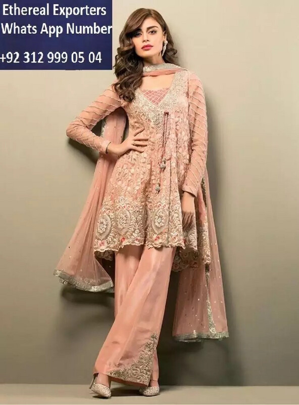 Pink Heavy Party Wear