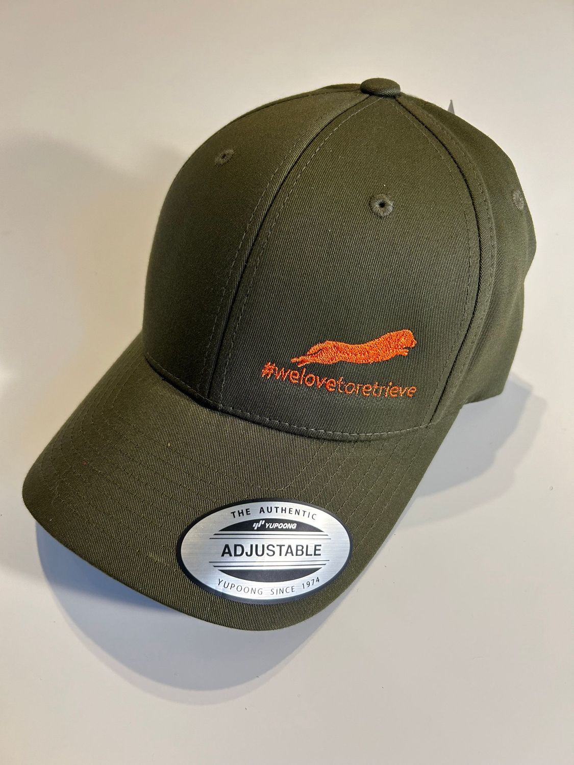 Base-Cap #welovetoretrieve Kappe größenverstellbar oliv