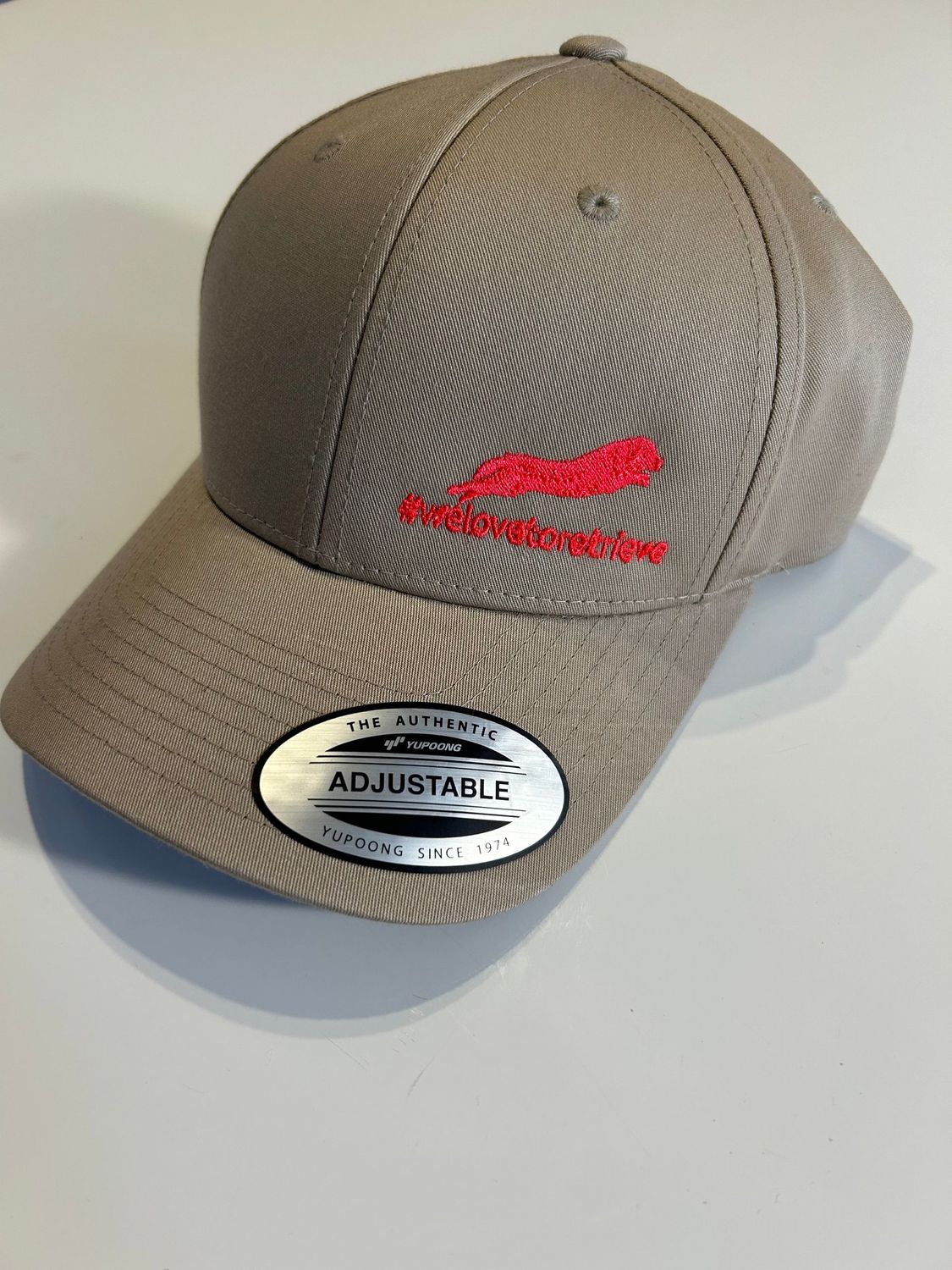 Base-Cap #welovetoretrieve Kappe größenverstellbar beige