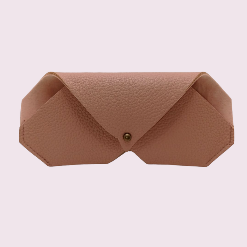 Funda polipiel papiroflexia rosa palo.