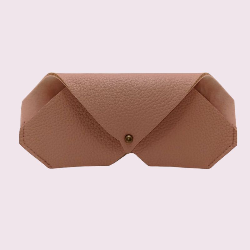 Funda polipiel papiroflexia rosa palo.