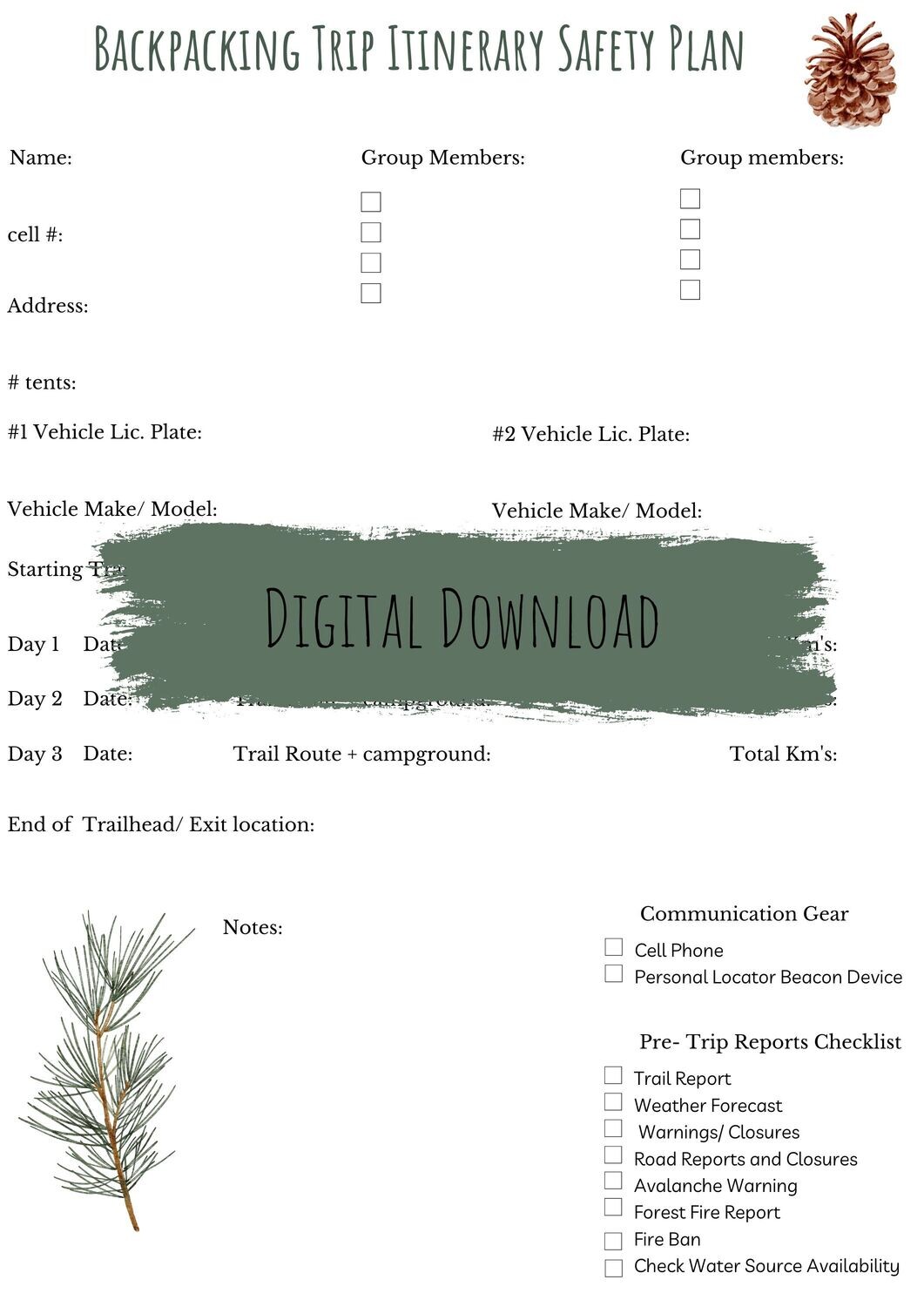 3 Day Trip Itinerary Plan