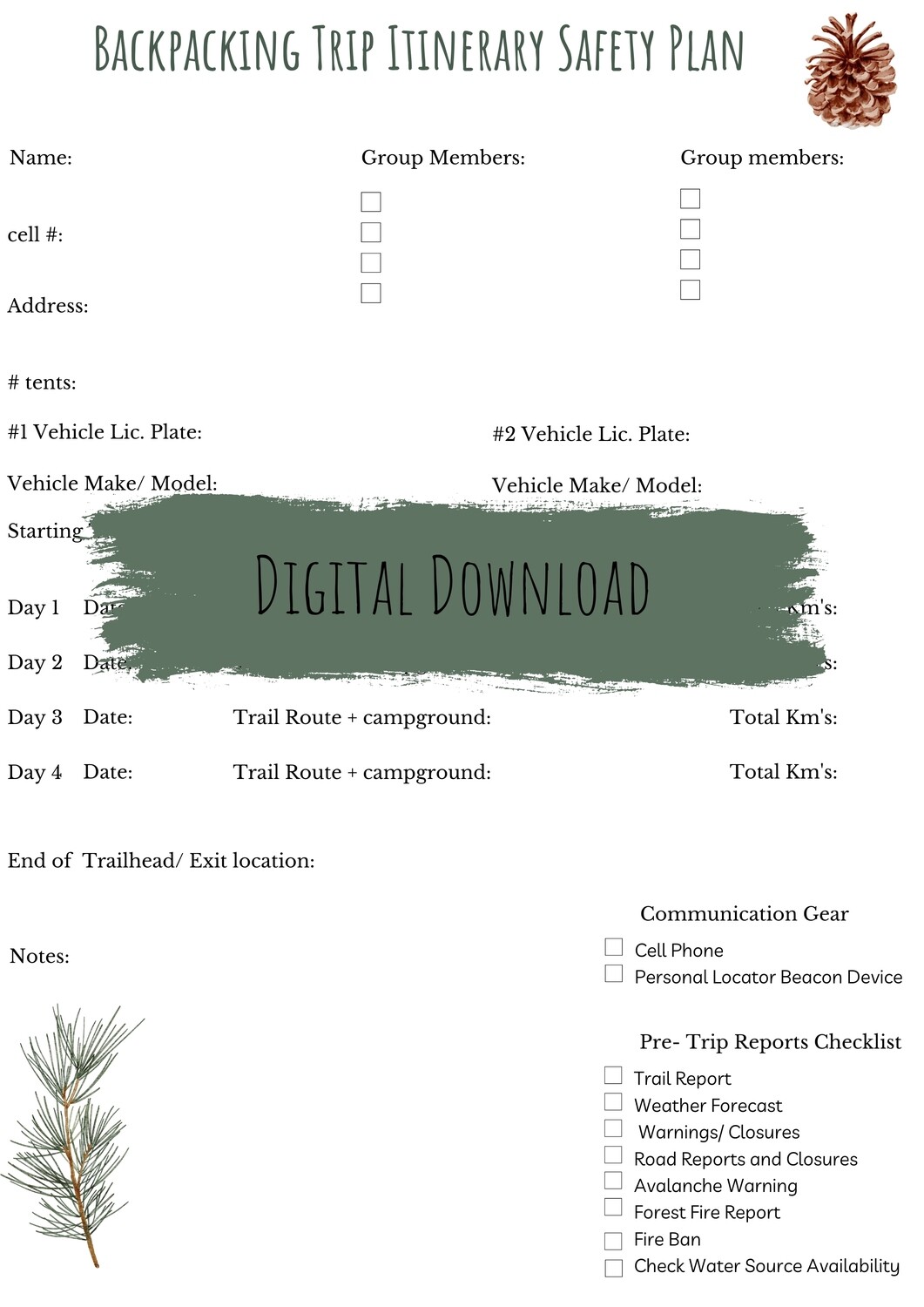 4 Day Trip Itinerary Plan
