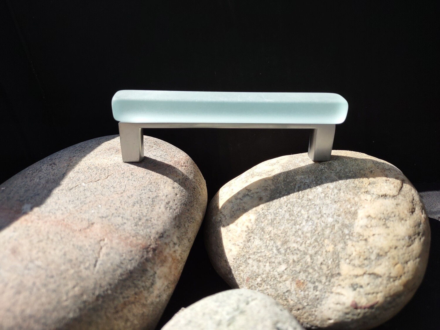Set of 10  handmade 4&quot; cabinet pull color light aqua