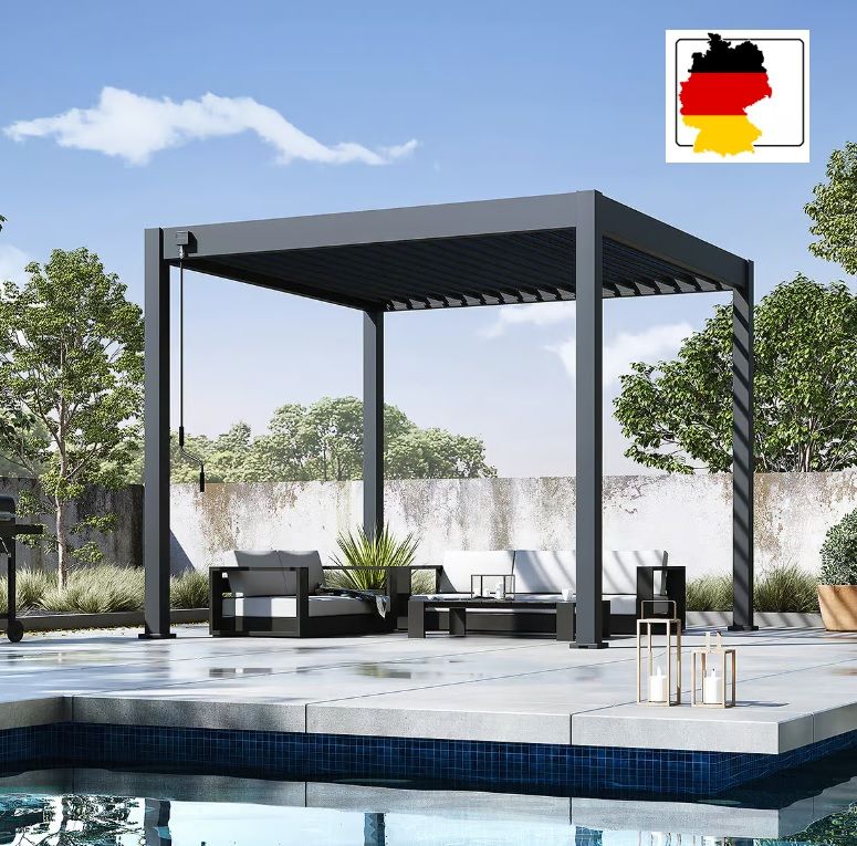 TOP PREMIUM CLASSIC ANTHARES - BIOKLIMATSKA PERGOLA – SAMOSTOJEČA/STENSKA - antrazit/bela